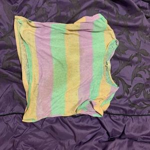 Multicolor crop top
